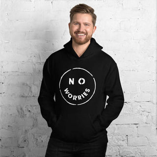 No Worries Smiley - Unisex Hoodie - mangobeard