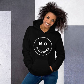 No Worries Smiley - Unisex Hoodie - mangobeard
