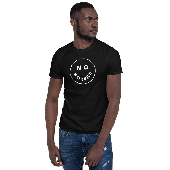No Worries Smiley - Unisex T-Shirt - mangobeard