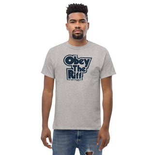 Obey The Riff Heavy Cotton T-Shirt - mangobeard