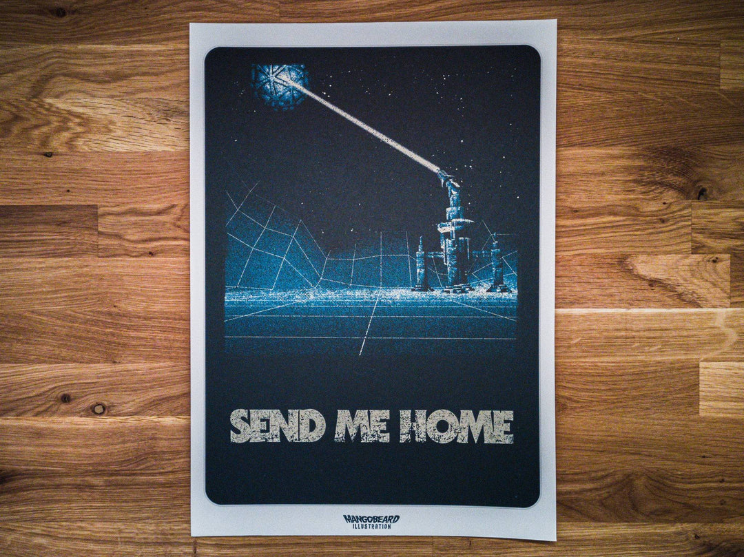 'Send Me Home' Print - mangobeard