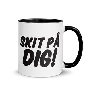 Skit på dig! 11oz Mug with Color Inside - mangobeard