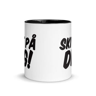 Skit på dig! 11oz Mug with Color Inside - mangobeard