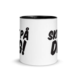 Skit på dig! 11oz Mug with Color Inside - mangobeard