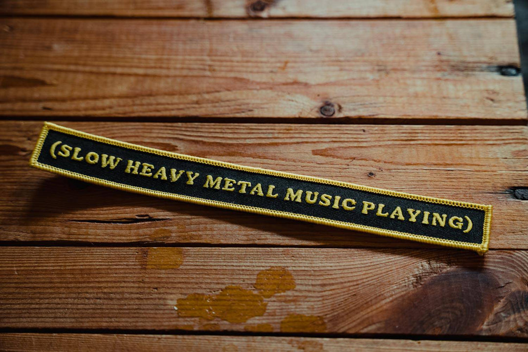 Slow Heavy Metal Music Playing - Patch - mangobeard