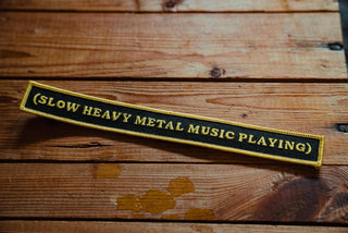 Slow Heavy Metal Music Playing - Patch - mangobeard