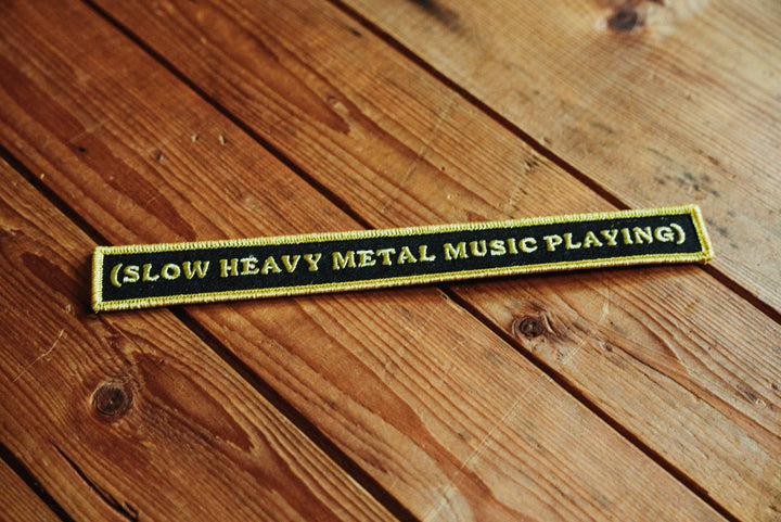 Slow Heavy Metal Music Playing - Patch - mangobeard