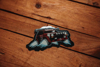 Spacerally Golf - Sticker - mangobeard
