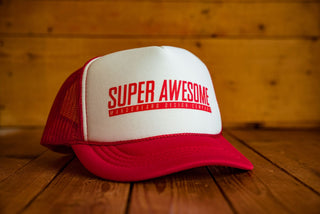 Super Awesome - Youth - Trucker Cap - mangobeard