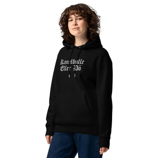 Kanelbulle Eller Dö Embroidered Unisex Premium Eco Hoodie - mangobeard