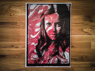 'War Paint' Copy print - mangobeard