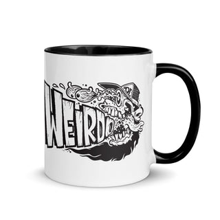 Weirdo 11oz Mug with Color Inside - mangobeard