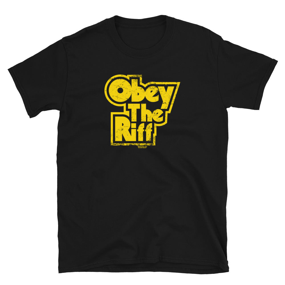 Obey The Riff Unisex T-Shirt - mangobeard