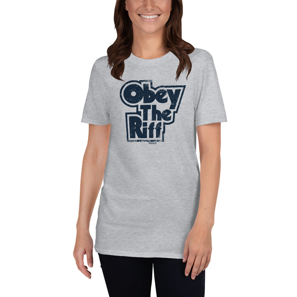 Obey The Riff Unisex T-Shirt - mangobeard