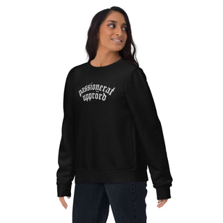 Passionerat Upprörd Embroidered Unisex eco sweatshirt - mangobeard